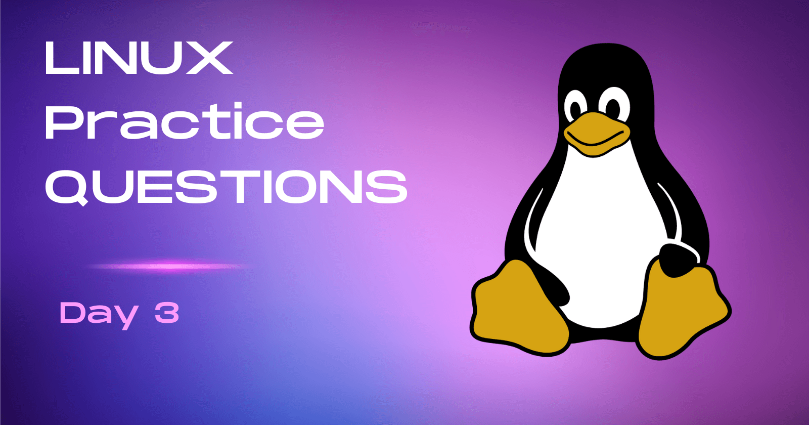 Basic Linux Practice Questions- Day 3